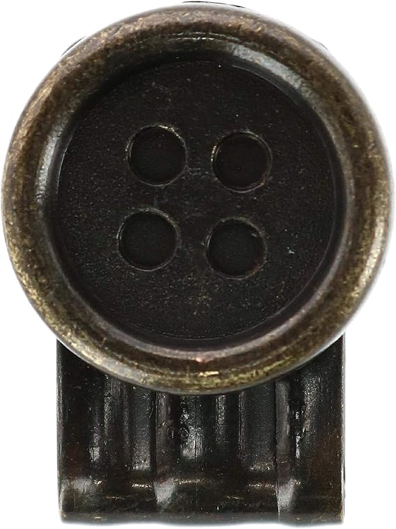 Trafalgar Men's No Sew Moveable Button End Brace Clips (Set of 6)