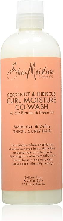 Shea Moisture Coconut and Hibiscus Co-Wash Conditioning Cleanser 13oz
