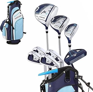 Precise M3 Complete Womens Golf Clubs Set, Includes Driver, Fairway, Hybrid, 7-PW Irons, Wedge, Putter, Stand Bag, 3 H/Cs, Golf Clubs Women Right Handed