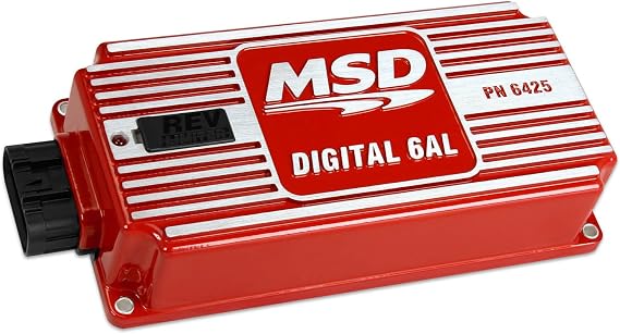MSD 6425 Digital 6AL Ignition Control w/ Rev Control - Red
