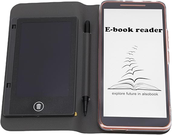 5.7 inch E Book Reader, E Reader for Android 8.1 with Handwriting Tablet & Pen, 1+8G Memory, Built in WiFi & BT, Brightness Adjustment, Quad Core 1.3GHz Processor