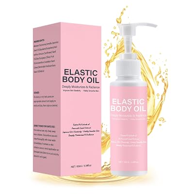 Natural Elastic Body Oil, Tightening Face & Body Oil, Anti-Wrinkle Skin Moisturizing Serum For Men & Women, Retinol Skincare Firming Essence, Reduces Fine Lines, Improves Elasticity, 3.38 fl.oz