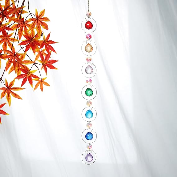 Crystal Suncatcher Hanging Crystals for Windows Garden Sun Catcher Rainbow Prism Ball Suncatchers Handmade Light Catcher