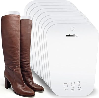 MIMILU 10 Pieces 5 Pairs Boot Shaper Form Inserts. Stand Up Shape Holder For All Types Of Boots