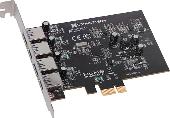 Sonnet Technologies USB3 – 4PM-E Allegro PCI-E kart (4-Port, USB 3.0)