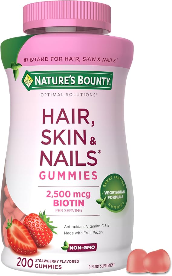 Nature's Bounty Optimal Solutions Hair, Skin & Nails Pectin Gummies
