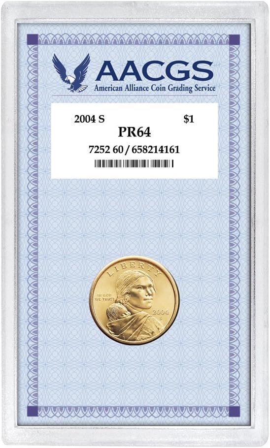 American Coin Treasures 2004 S Sacagawea PR64 Golden Dollar