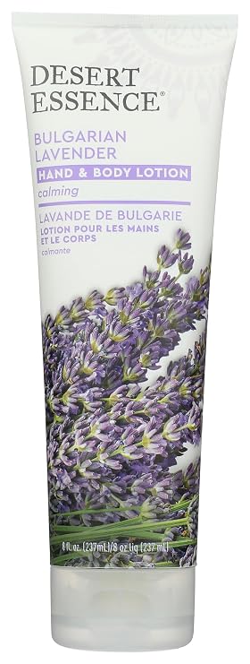 Desert Essence, Lotion Hand Body Bulgarian Lavender Organic, 8 Fl Oz