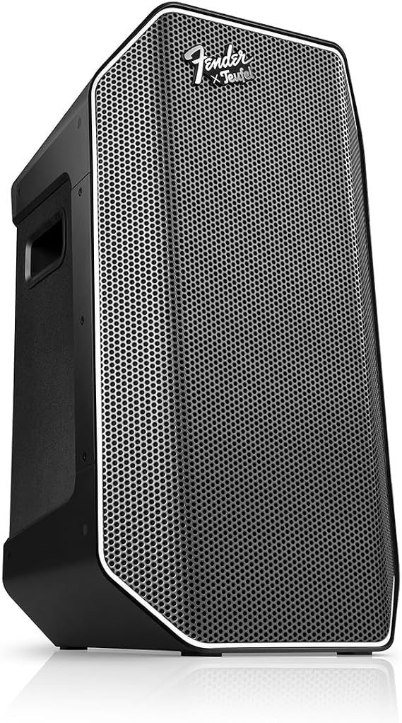 Fender x Teufel ROCKSTER AIR 2 Portable Bluetooth Speaker Powerful Sound & Bass, 58 Hours Battery, Parties & Events, Mic & Guitar Inputs, Power Bank