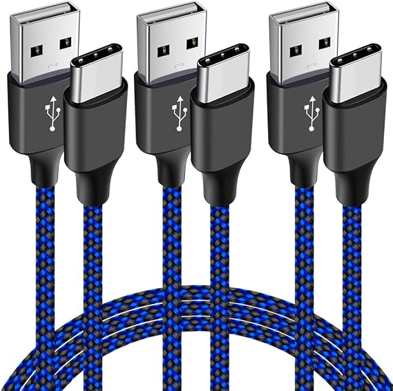 3 Pack 6ft USB C Cable Compatible with Kindle E-readers,Fire Tablets (All-new HD 10 9th 10th 11th Generation,HD 8,8 Plus 2020 2022 Release,7 Kids Edition 2019 2021).Type-C Charging Charger Cord