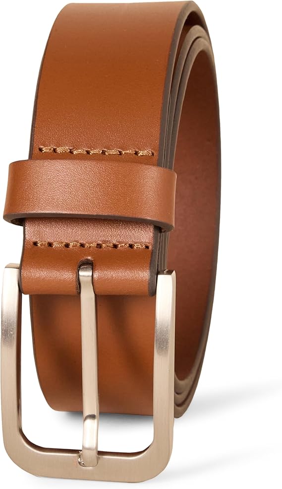 Amazon Essentials Mens Classic Jean Genuine Leather Belt