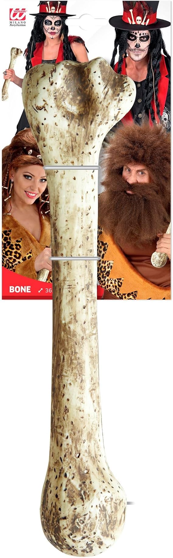 Stone Age Bones 39cm Accessory for Prehistoric Caveman Fancy Dress