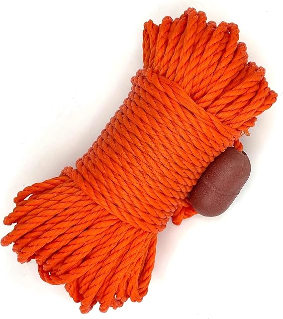 AirFly 100 ft Braided Rope with Buoyant Floats, 1/4 inch Diameter, Oil and Moisture Resistant, Ideal for Crab Traps, Crawfish Shrimp Traps, and Hoop Nets