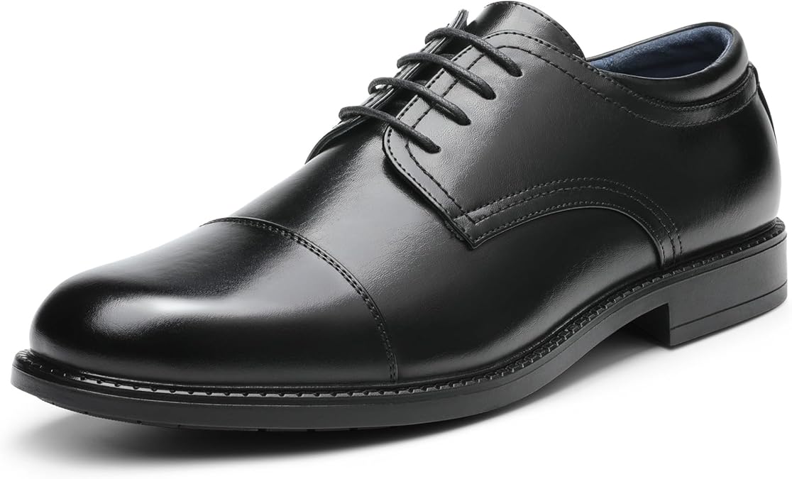 Bruno Marc Men's Dress Oxford Classic Cap Toe Shoes
