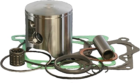 Wiseco PK1514 45.00 mm 2-Stroke Motorcycle Piston Kit with Top-End Gasket Kit, Pink