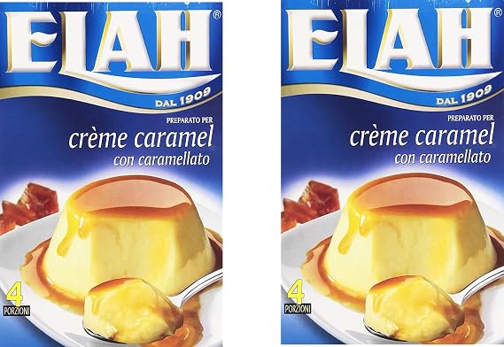 Elah Creamy Creme Caramel Pudding Mix 100gr, Pack of 2