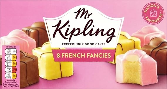 Mr Kipling French Fancies 8ea