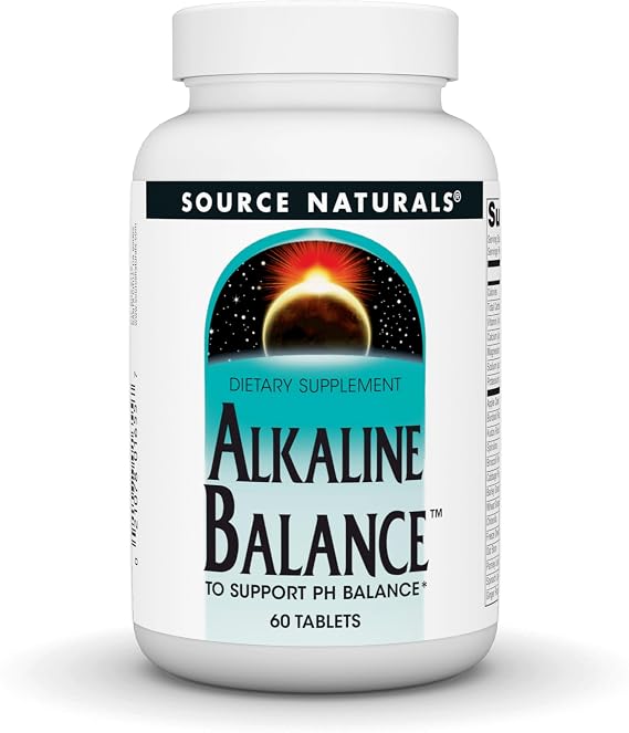 Source Naturals Alkaline Balance, to Support PH Balance*, 60 Tablets