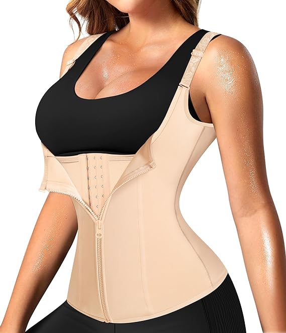 Nebility Waist Trainer for Women Corset Shapewear Waist Cincher Tank Top