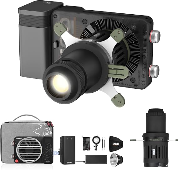 Zhiyun MOLUS X100 PRO V2 Upgraded Version LED Video Light [Official] Mini Spotlight (ZY Mount) Conical Optical Snoot kit Photography Studio Video Lighting Projector Accessory