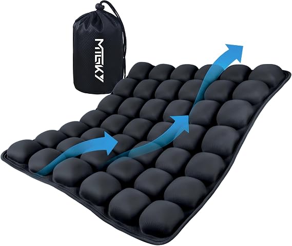 Sondor Travel Cushion,Portable & Adjustable Airplane seat Cushion for Long Flights,Inflatable Cushion for Wheelchair, Travel,Driving