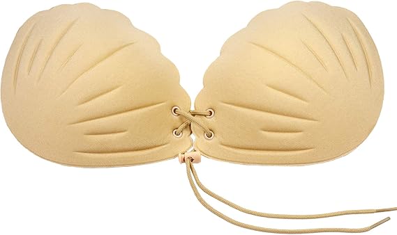 Braza She Shells - Strapless Adhesive Lace Up Bra