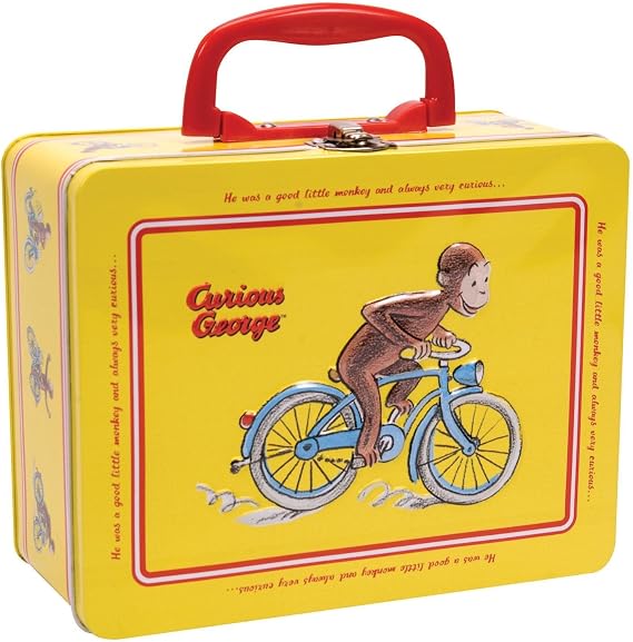 Curious George Tin Keepsake Box with Latch by Schylling