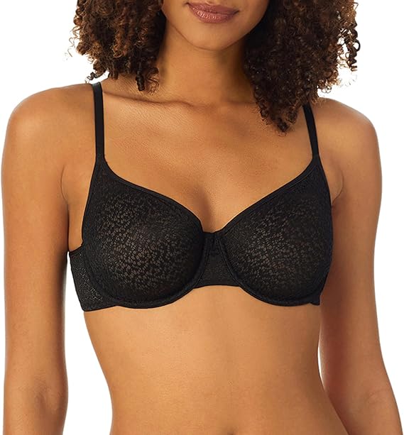 DKNY Women's Women's Active Comfort Sports Bra, Light Impact Sports Bra