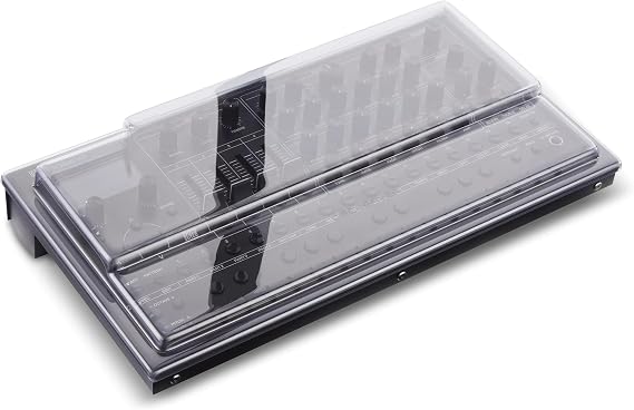 Decksaver Super Strong Polycarbonate Custom Fit Cover Compatible with Roland SH-4D Synthesizer, Groovebox Dust Cover for Travel and Everyday Protection