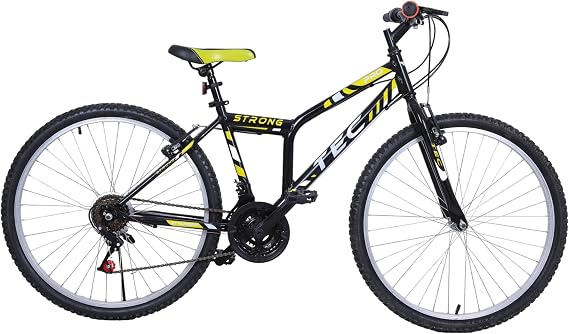 Bisiklet Strong 26" Jant 21 Vites Erkek Dağ Bisikleti Siyah - Sarı & Vitesli Bisiklet