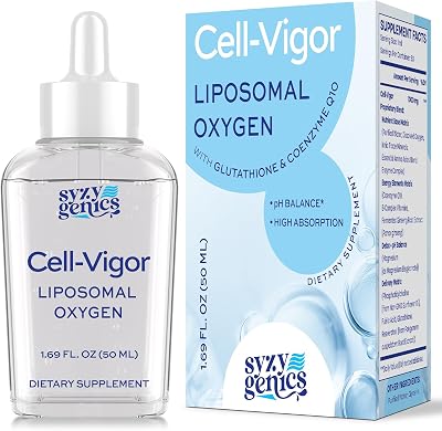 13-in-1 Liquid Oxygen & Nutrient Supplement Oxygen Boost Liposomal High Absorption Formula with CoQ10, B-Vitamins, Ginseng, Glutathione & Resveratrol Energy, Detox, Immune & pH Balance, 1.69 fl oz