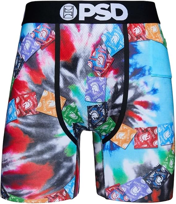PSD Men's 69 Hp Boxer Briefs, Multi, M