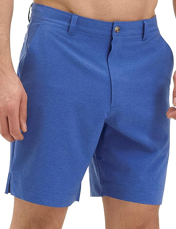 Mens Lightweight Hiking Shorts 7" Inseam Outdoor Quick-Dry Breathable Flat-Front Travel Casual Short UPF 50+