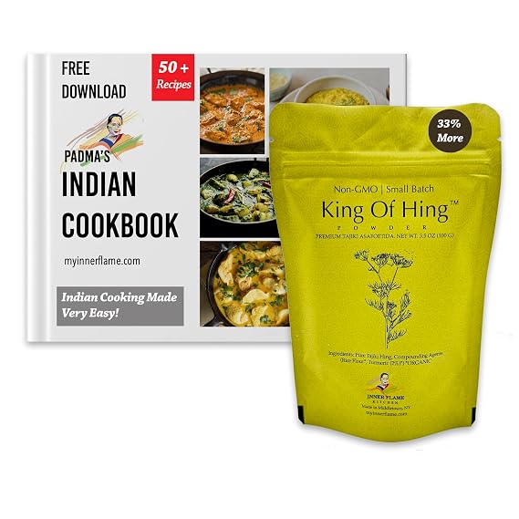 Inner Flame King Of Hing - Asafoetida Organic. Strong Taziki Hing For Hing Lovers