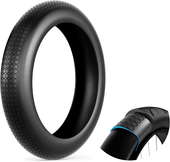 Anti-Puncture Tire Insert, Puncture Proof Bicycle Tube Protector for 20Inch Fat Bike Tires, Fat Tire 20x4.0 Kai JA TIRE with 15mm Anti-Puncture Layer Compatible with E-Bikes, Mountain Bikes and More