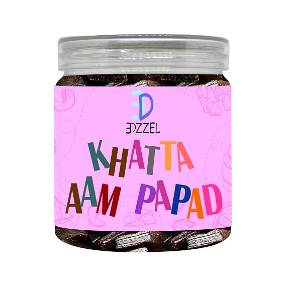 EDZZEL Mango Candy | Indian Origin 8.81 OZ 250 GRAM, KHATTA AAM PAPAD