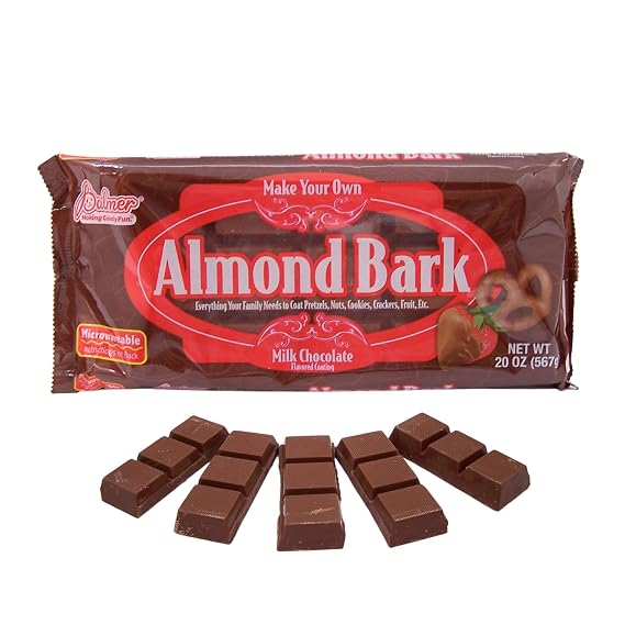 Palmer Almond Bark, Milk Chocolate Flavored Meltable Chocolate, Making Candy Fun Since 1948 (20oz)