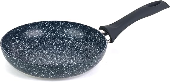 Russell Hobbs RH00840EU7 Non-Stick Frying Pan - 20 cm Saucepan Aluminium Induction Pan Easy Cleaning Omelette Pan with Bakelite Handle Cook with Less Oil Nightfall Stone