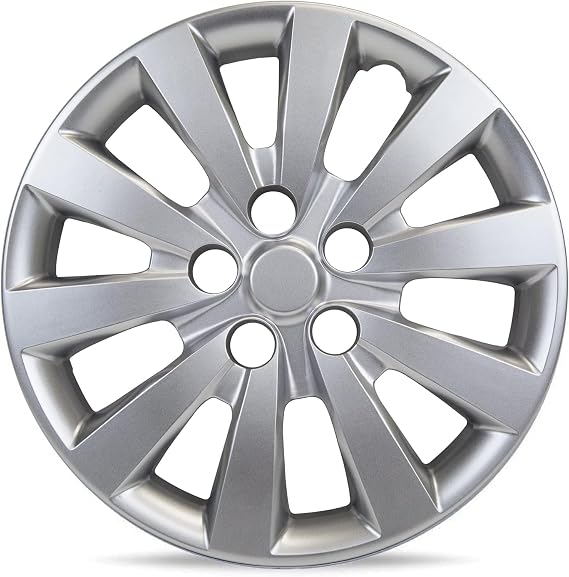 Mayde Hubcaps 16 inch for 2013-2018 Nissan Sentra, Silver 1 Piece