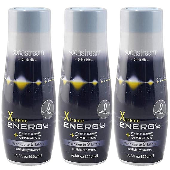 SodaStream Diet Energy, 440ml 3 Pack, 14.8 Fl Oz