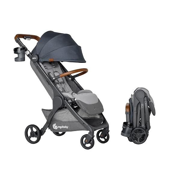 Ergobaby Metro+ Deluxe Compact Baby Stroller, Lightweight Umbrella Stroller