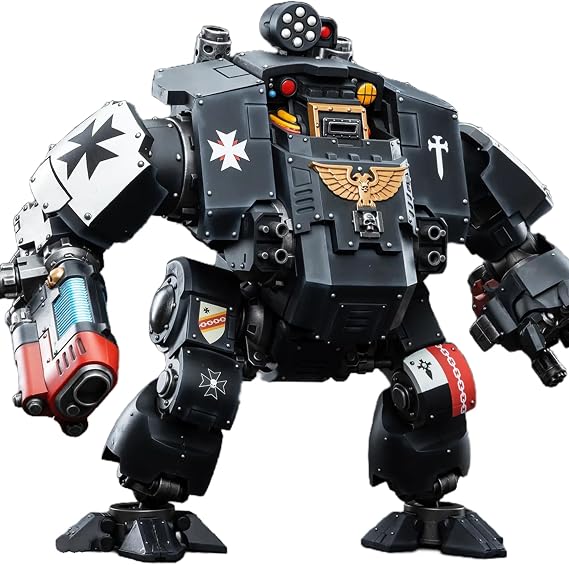 JOYTOY 1/18 Action Figures Mech - Warhammer 40,000 Black Templars Redemptor Dreadnought - 12,Classic Character,Collectible,Age 15 and Above