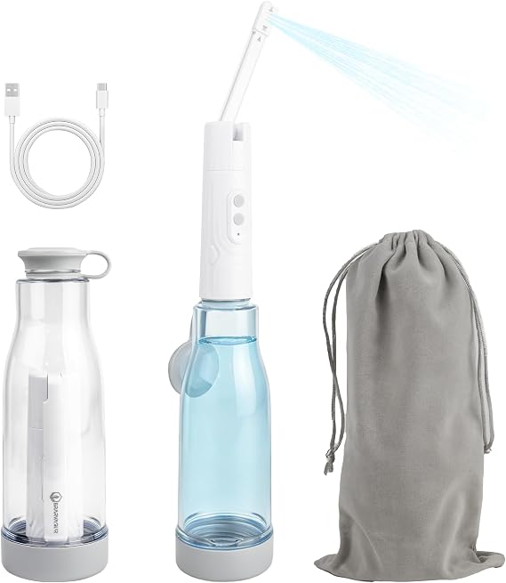 Portable Bidet for Travel, 500mAh Electric Handheld Bidet with 400ml Bottle