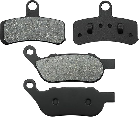 Front and Rear Brake Pads for Harley Davidson Fatboy Softail Deluxe Heritage Softail Classic Street Bob Softail Slim Dyna Wide Glide Softail Custom/Standard Super Glide Low Rider Night Train Rocker C