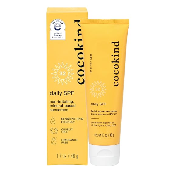 Cocokind Daily SPF Mineral Face Sunscreen, 1.7 Fl Oz