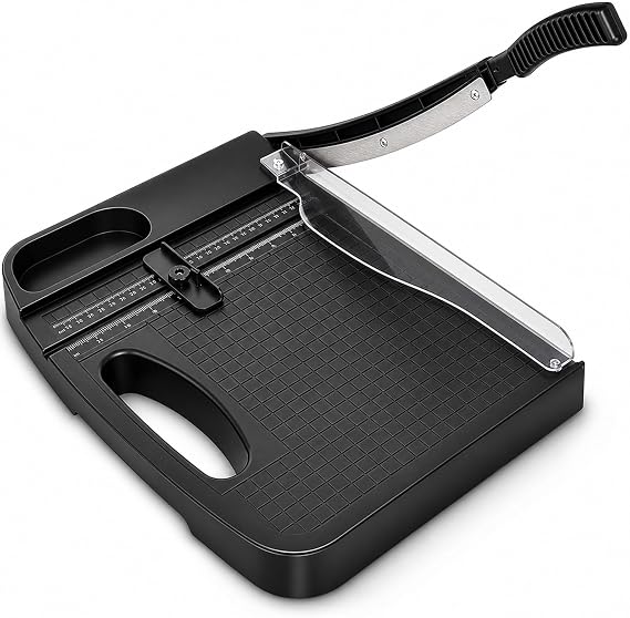 A4 Paper Cutter Guillotine, 20-Sheet 12 Inch Manual Paper Trimmer
