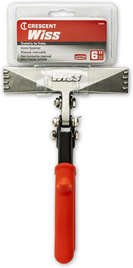 Crescent Wiss 6" Straight Handle Hand Seamer - WS6N