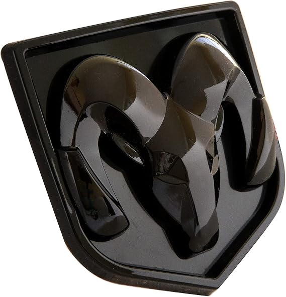 Autogem 20092018 RAM 1500 2500 3500 Tailgate LED Lighted Emblem Black COB Red LED Mopar Licensed