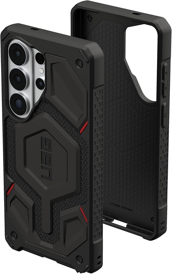 Urban Armor Gear Monarch Pro Case Samsung Galaxy S26 Ultra Case (Magnetic Ring Designed for Samsung Certified Wireless Charging Compatible 6 m Drop Protection According to Military Standard) Kevlar Black