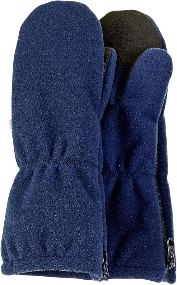 Sterntaler Side zip cuff gloves, Navy Blue, 2